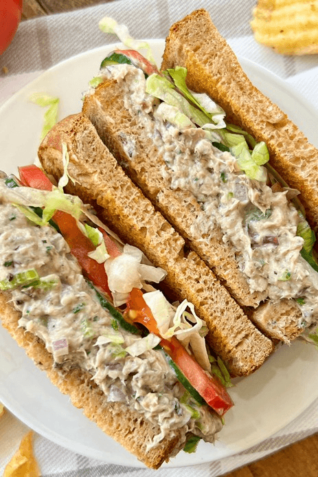 EGG SANDWICH Boiled or Fried Eggs, Bread, Fat (Butter or Mayo), Seasonings Like Salt and Pepper, Mayonnaise, Mustard, Chives, And Celery, Cheese, Bacon, or Onions